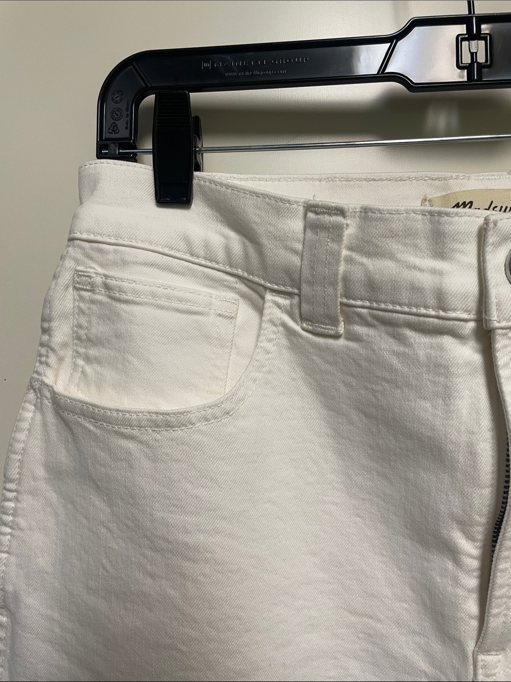 Madewell Perfect Vintage Wide-Leg Crop Jeans Tile White - Picture 4 of 8
